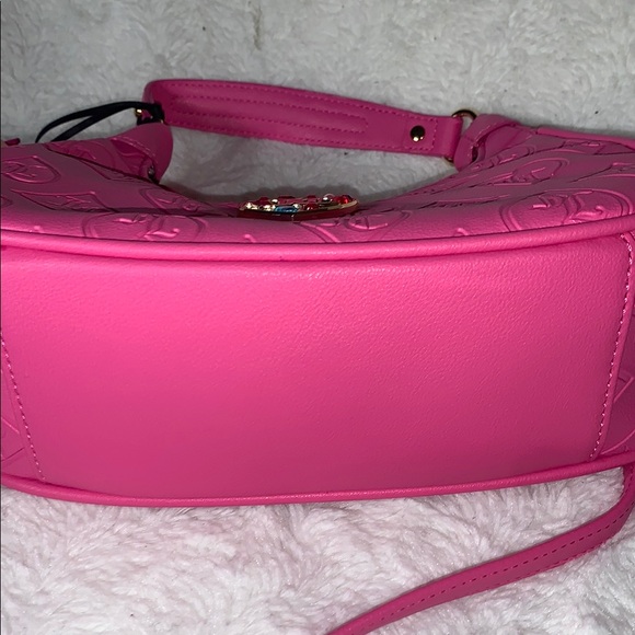 Juicy Couture Pink Hobo Shoulder Bag with Heart Clasp - Picture 7 of 10